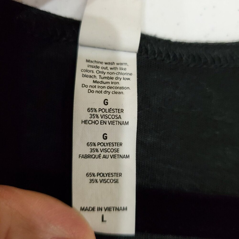 Bella Canvas Something Bad About to Happen Tank Top Womens Size L Black - Picture 7 of 10